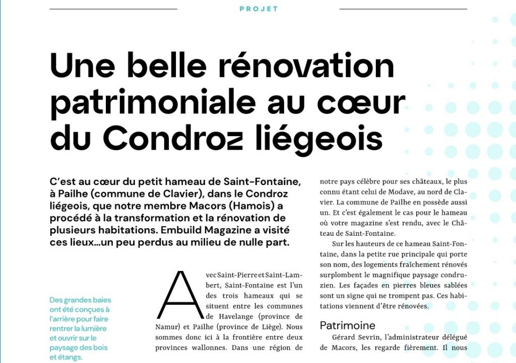 Redonner vie au patrimoine